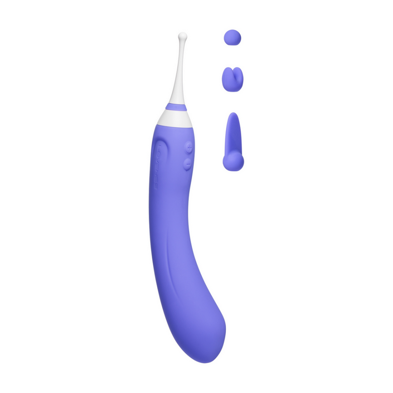 Hyphy - Vibrateur double avec télécommande et accessoires - Violet