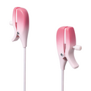 Gemini - Pinces à mamelons vibrantes contrôlées par application - Rose