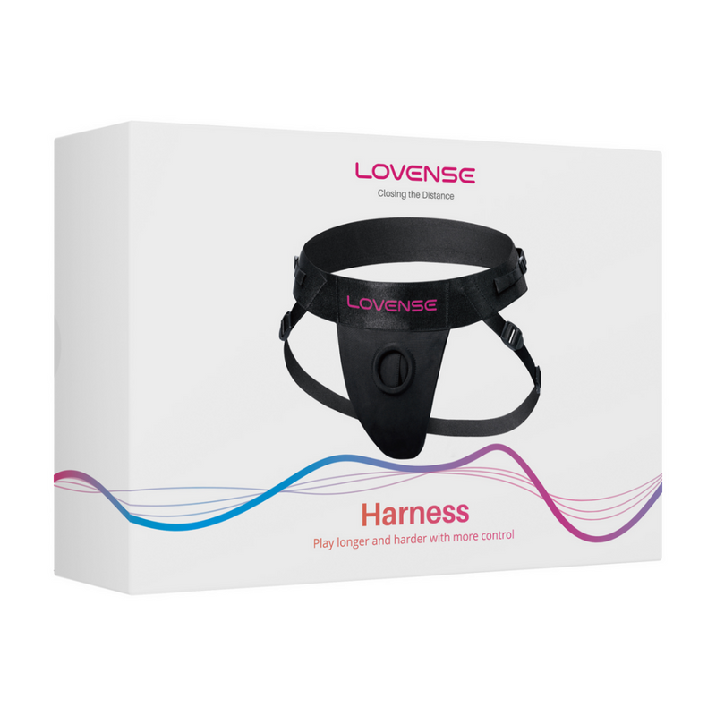 Harnais sans bretelles pour Lapis Double Pénétration Vibrant - Noir/Rose