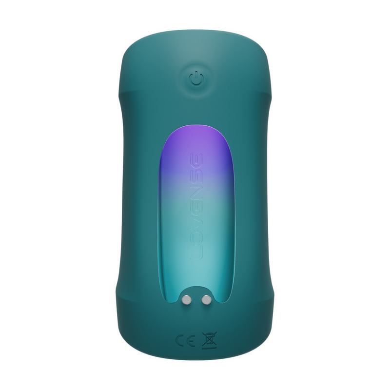 Gush 2 - Massager pénien vibrant et oscillant - Vert