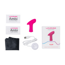 Ambi - Vibromasseur à bullet à large surface contrôlé par application - Rose
