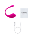Lush 2 - Vibrateur G-spot à distance puissant et portable - Rose