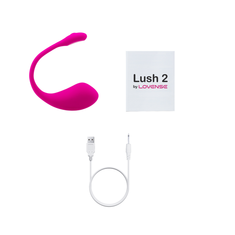 Lush 2 - Vibrateur G-spot à distance puissant et portable - Rose
