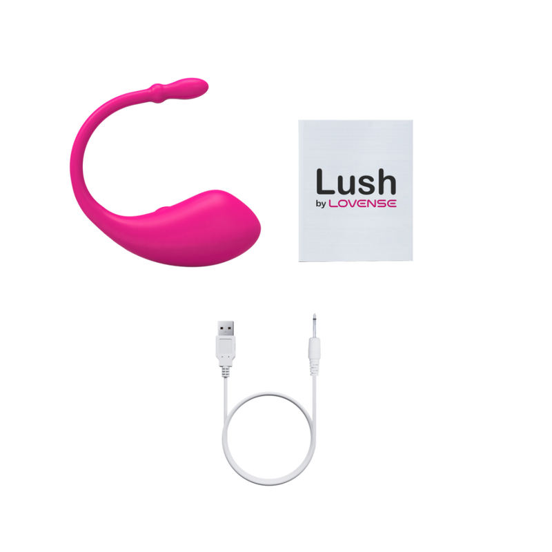 Lush - Œuf vibrant G-spot connecté par application - Rose