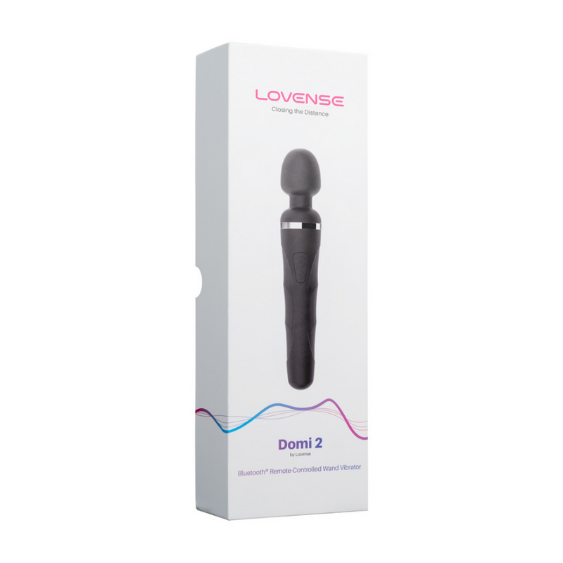 Domi 2 - Mini masseur à baguette contrôlé par application Bluetooth - Noir
