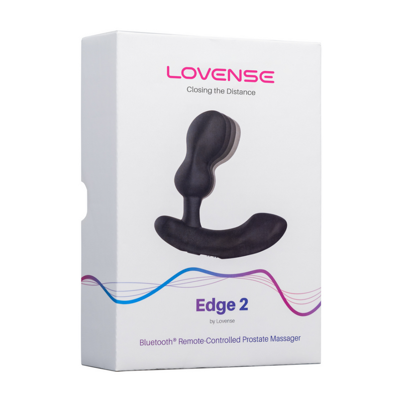 Edge 2 - Massager prostatique pro avec double moteur réglable contrôlé par application - Noir