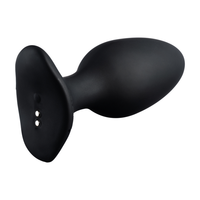 Hush 2 - Plug anal vibrant contrôlé par application - 2,25 / 5,7 cm - Noir