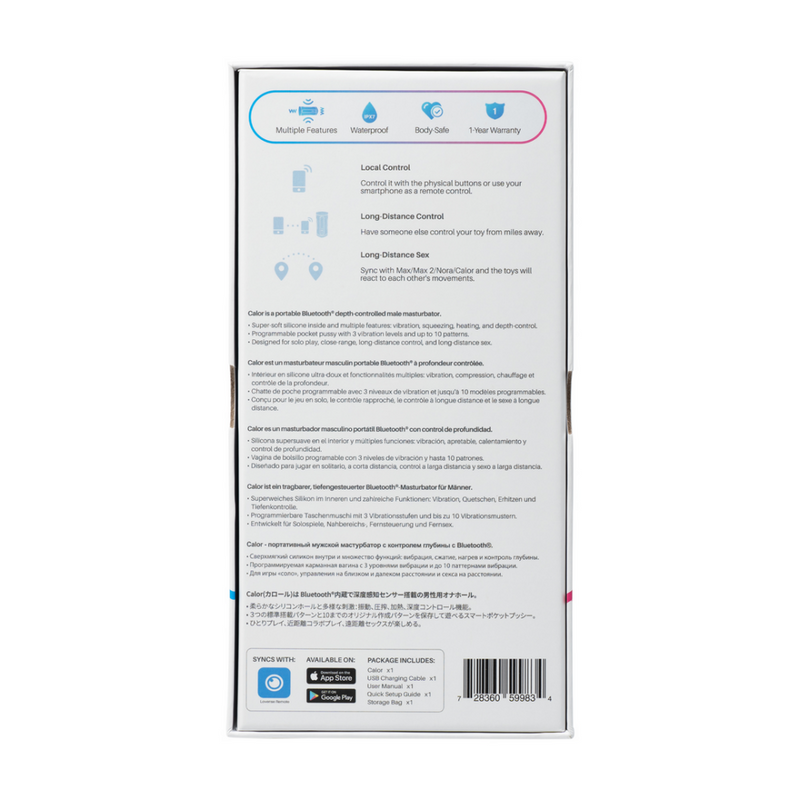 Calor - Télécommande Bluetooth Poche - Noir