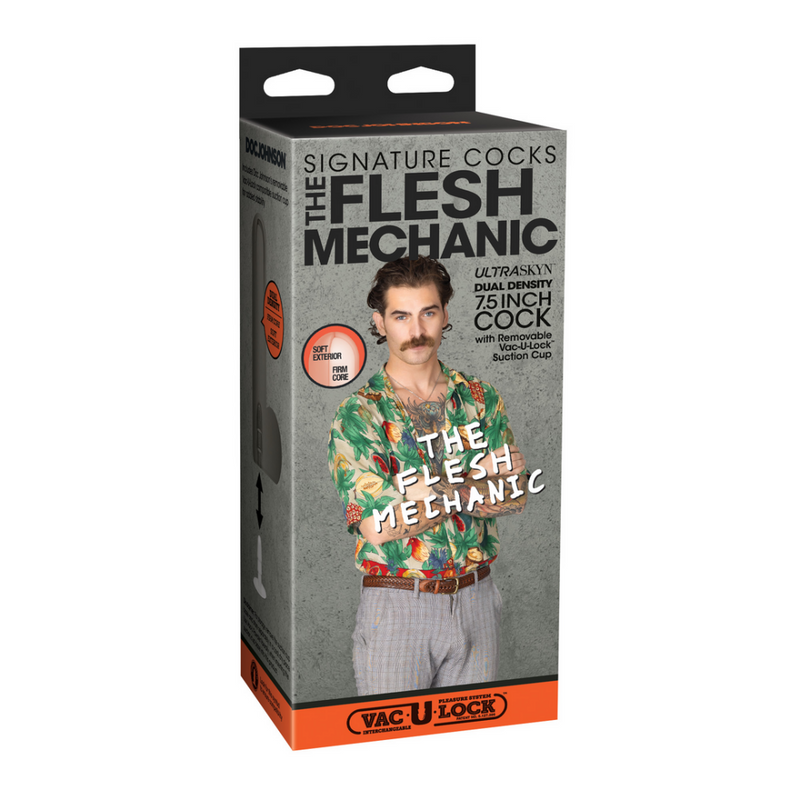 Le Flesh Mechanic - Dildo ULTRASKYN réaliste - 7,5 / 20 cm - Vanille