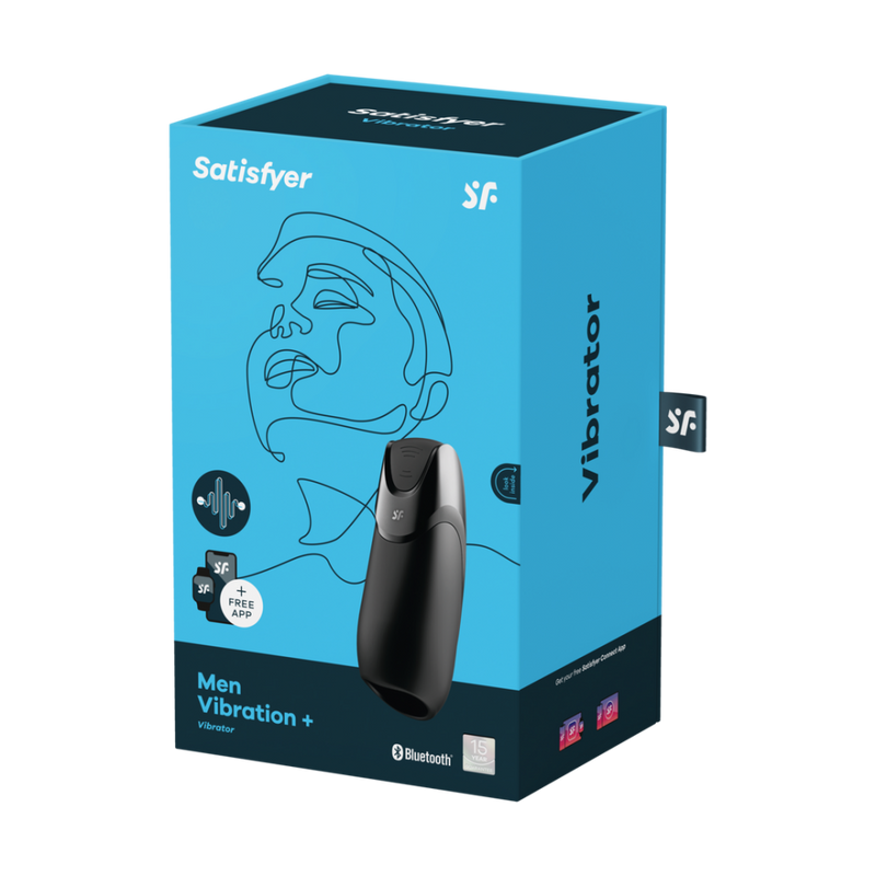Hommes Vibration Plus Connect App - Noir