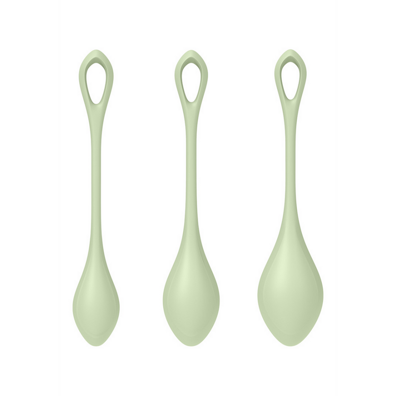 Yoni Power 2 - Kegel Balls Set - Light Green