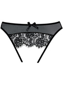 Exposé - String - Taille Unique - Noir