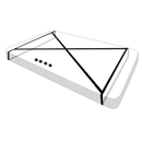 Interlace - Ensemble de Liens de Lit Haut et Bas