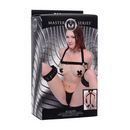 Harnais de cuisse à accès facile avec manchons pour poignets