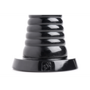 Giant Ribbed Anal Cone - Noir