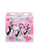 Set de plugs anaux Pink Heart - 3 pièces
