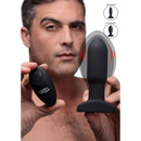 Plug anal en silicone vibrant et gonflable