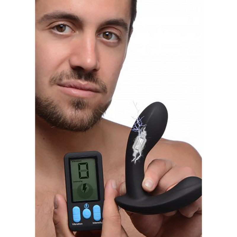 E-Stim Pro - Massager Prostatique Vibrant en Silicone + Télécommande