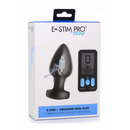 E-Stim Pro - Plug Anal Vibrant en Silicone + Télécommande