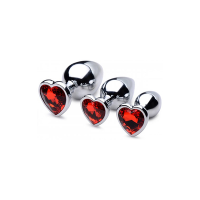 Set de plugs anaux Red Heart