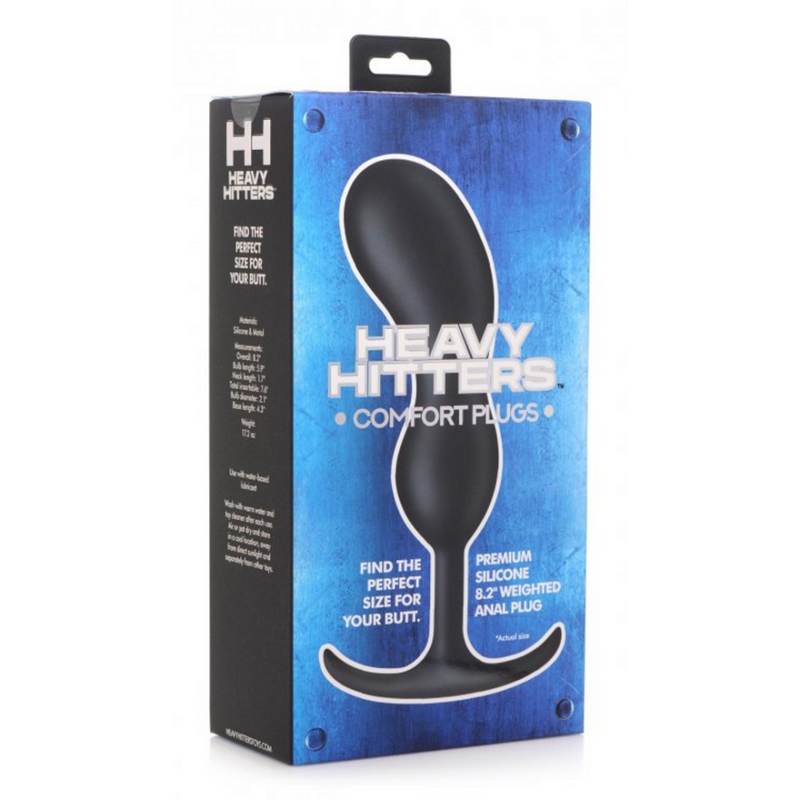 Premium Silicone Weighted Prostate Plug - Extra Large