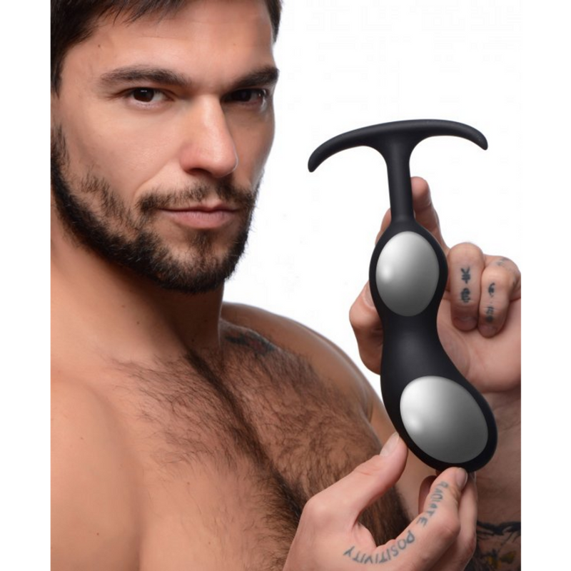 Premium Silicone Weighted Prostate Plug - Extra Large