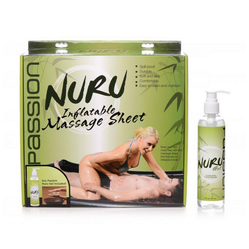 Nuru - Inflatable Massage Sheet and Gel Kit