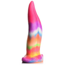 Langue de Licorne - Brille dans le Noir - Dildo en Silicone - Arc-en-Ciel