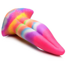 Langue de Licorne - Brille dans le Noir - Dildo en Silicone - Arc-en-Ciel