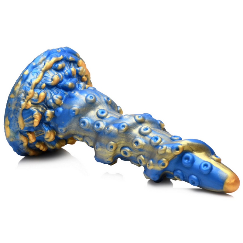 Kraken Silicone Dildo - Blue