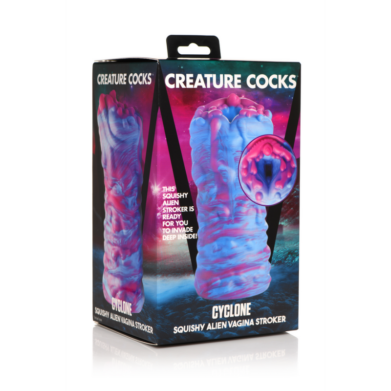 Cyclone - Silicone Alien Vagina Stroker - Purple