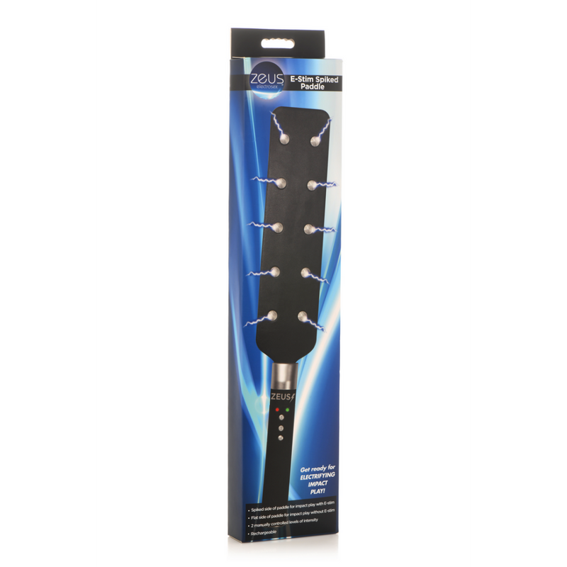 E-Stim Spiked Paddle - Black