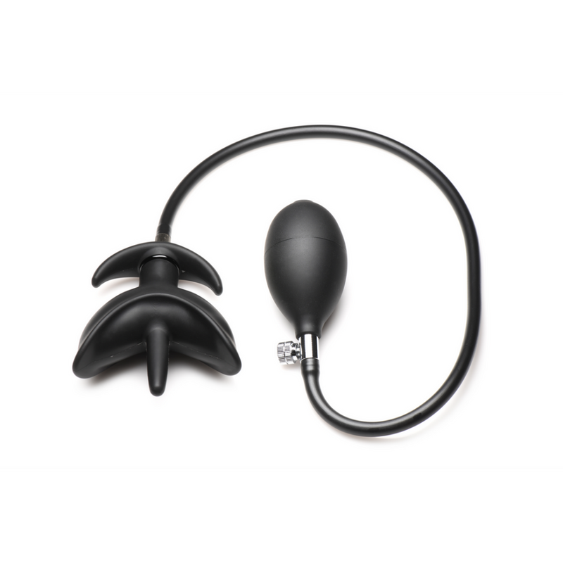 Bad Buoy Anchor - Inflatable Silicone Anal Plug - Black