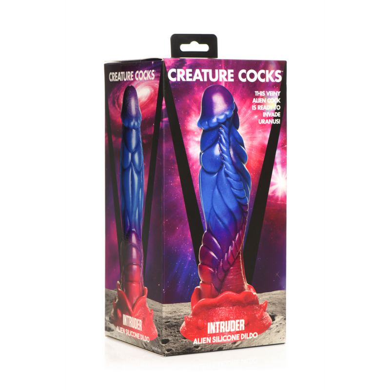 Intruder - Alien Silicone Dildo - Purple