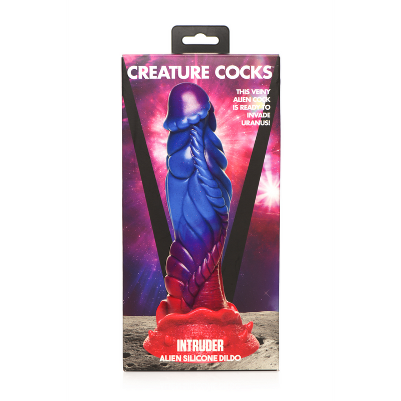 Intruder - Alien Silicone Dildo - Purple