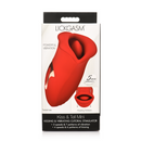 Kiss and Tell - Stimulateur clitoridien en silicone vibrant et à embrasser - Rouge