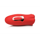 Kiss and Tell - Stimulateur clitoridien en silicone vibrant et à embrasser - Rouge