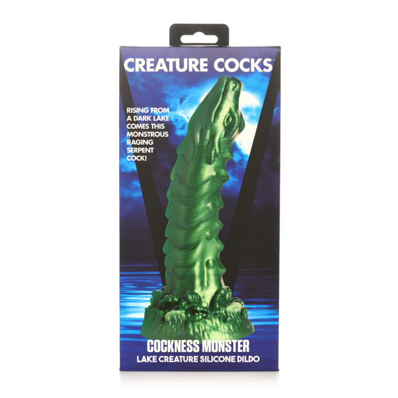 Cockness Monster - Dildo en silicone créature lacustre - Vert