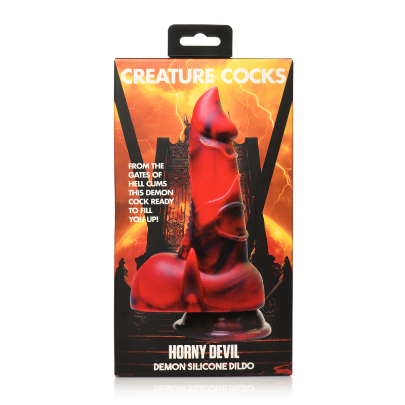 Diable Excité - Dildo en Silicone Demon - Rouge