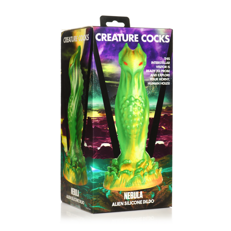 Nébuleuse - Alien Silicone Dildo - Vert