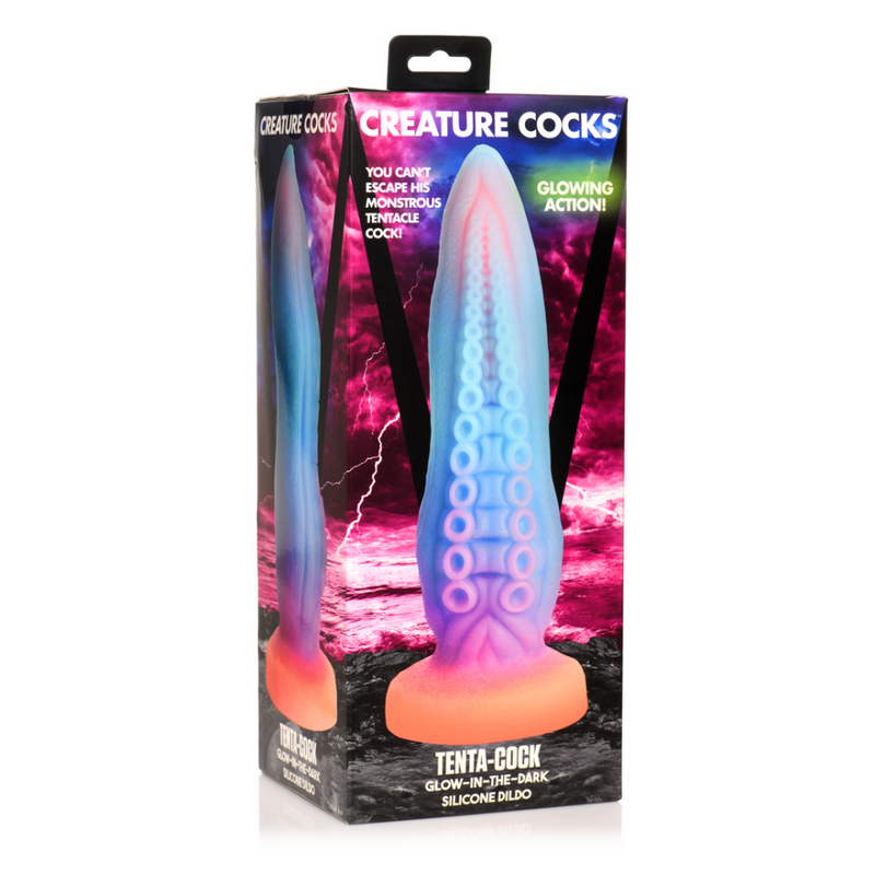 Tenta-Cock - Glow-in-the-Dark Silicone Dildo