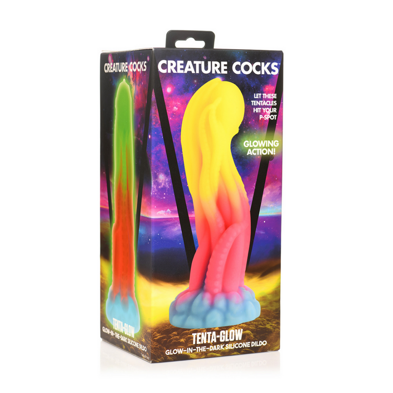 Tenta Glow - Glow-in-the-Dark Silicone Dildo