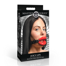 Lèvres Juteuses - Gag en Silicone à Bouche Ouverte - Rouge
