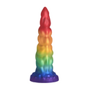 Magic Rider - Dildo en silicone licorne - Arc-en-ciel
