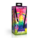 Magic Rider - Dildo en silicone licorne - Arc-en-ciel