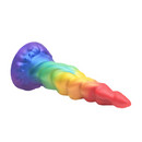 Magic Rider - Dildo en silicone licorne - Arc-en-ciel