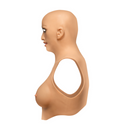 Costume de Peau Sexy - Tête en Silicone et Poitrine en C