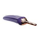 The Tickler - Fouet en silicone vibrant - Violet/Doré