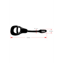 Armor Tug Lock - Cockring avec sangle pour testicules et plug anal - Petit