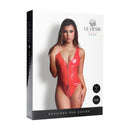 Polly - Corps en PVC avec fermeture éclair - Taille unique - Rouge